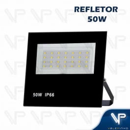 REFLETOR HOLOFOTE LED SMD     50W 6500K(BRANCO FRIO)BIVOLT IP66