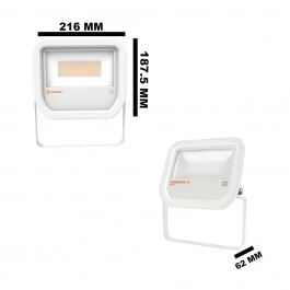 REFLETOR HOLOFOTE LED SMD LEDVANCE OSRAM          50W 3000K(BRANCO QUENTE)BIVOLT IP65 FLOODLIGHT 