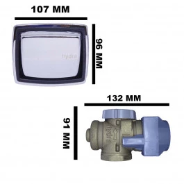 VÁLVULA DE DESCARGA DECA HYDRA MAX CROMADA 1.1/2" (50mm) 2550C112