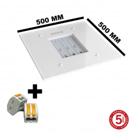 LUMINÁRIA LED POSTO DE GASOLINA SMD INTRAL NACAR MP FIT  35W BIVOLT 5700K (BRANCO FRIO) EMBUTIR 5 ANOS DE GARANTIA 06261