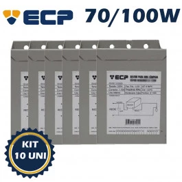 REATOR PARA LÂMPADA VAPOR SÓDIO/METÁLICO    100W 220V(USO INTERNO)KIT10