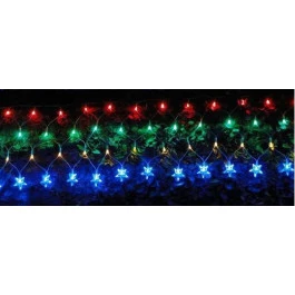 CASCATA 200 LÂMPADAS LED COLORIDO 8 FUNÇÕES 220V FIO BRANCO 5M