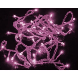 PISCA 100 LÂMPADAS LED ROSA 8 FUNÇÕES 127V FIO VERDE 10M