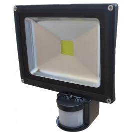 REFLETOR HOLOFOTE LED COB   20W 6500K(BRANCO FRIO)BIVOLT COM SENSOR 