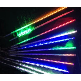 TUBO 6 LED RETORCIDO COLORIDO DIGITAL DUPLA 50cm 8 Funções