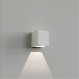BALIZADOR LED SOBREPOR DE PAREDE QUADRADO 1FACHO 2W 2700K(BRANCO QUENTE)BIVOLT