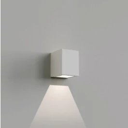BALIZADOR LED SOBREPOR DE PAREDE QUADRADO 1FACHO 3W 2700K(BRANCO QUENTE)BIVOLT