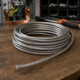 CABO DE AÇO TRANÇADO FLEXÍVEL CORTE 11,50 METROS