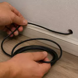 CABO PHILIPS 2X0,20MM² PRETO FLEXÍVEL CORTE 6 METROS