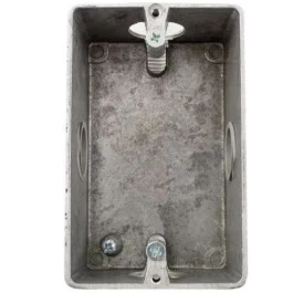 CAIXA RETANGULAR DE ALUMINIO 3/4
