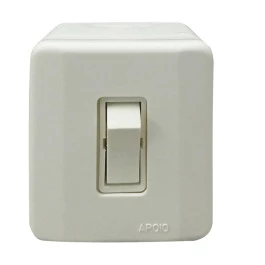 CONJUNTO SOBREPOR 1 INTERRUPTOR PARALELO 10A SISTEMA X