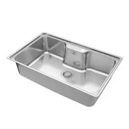 CUBA FRANKE DE SOBREPOR ACX 610 860X500 AÇO INOX C/SIFÃO E VÁLVULA