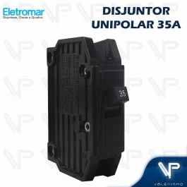 DISJUNTOR TERMOMAGNETICO NEMA 1 POLO UNIPOLAR 35A 127/220V