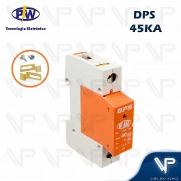 DISPOSITIVO PROTETOR CONTRA SURTO DPS DIN  40KA UNIPOLAR CLASSE Il 175V/275V