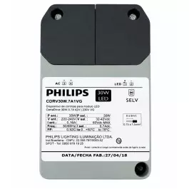 DRIVER FONTE PARA LED 30W 60Vdc 220V