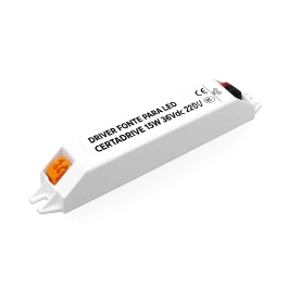 DRIVER FONTE PARA LED CERTA DRIVE 15W 30Vdc 220V KIT10