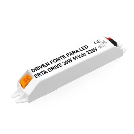 DRIVER FONTE PARA LED CERTA DRIVE 30W 51Vdc 220V