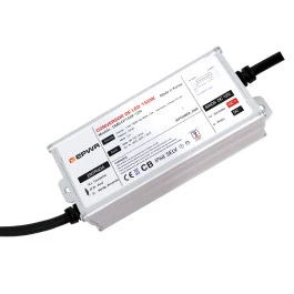 DRIVER FONTE PARA LED DIMERIZÁVEL 150W 12V BIVOLT IP67