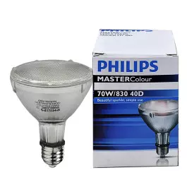 LÂMPADA VAPOR METÁLICO PHILIPS CDMR-PAR30-70W 40G 3000K(BRANCO QUENTE)E27