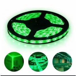FITA LED COB 2835 18W 24V IP65 VERDE C/5M