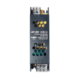 FONTE CHAVEADA SLIM 60W ENTRADA BIVOLT SAIDA 12V 5A