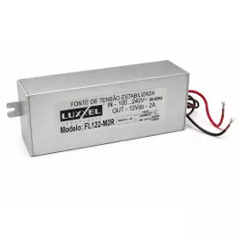 FONTE DE TENSAO ESTABILIZADA LUXXEL FL122-M2R 12V 2A BIVOLT