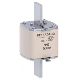 FUSÍVEL CERAMICA NH03 RETARDADO 630A 500V 