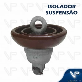 ISOLADOR DE PORCELANA SUSPENSO P/GARFO OLHAL D-152MM