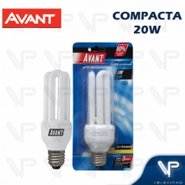 LÂMPADA COMPACTA 3U 20W 220V 2700K(BRANCO QUENTE)E27