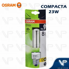 LÂMPADA COMPACTA 3U OSRAM 23W 220V 2700K(BRANCO QUENTE)E27 DULUXSTAR