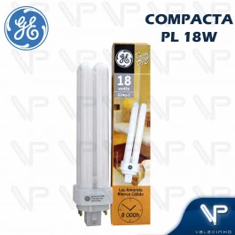 LÂMPADA COMPACTA 4PINOS 18W 2700K(BRANCO QUENTE)G24Q-2