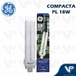 LÂMPADA COMPACTA 4PINOS 18W 4000K(BRANCO NEUTRO)G24Q-2