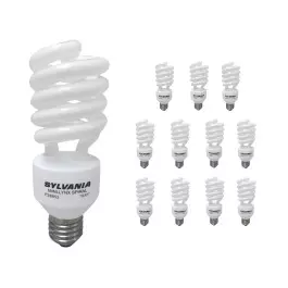 LÂMPADA COMPACTA ESPIRAL 24W 220V 2700K(BRANCO QUENTE)E27 TWISTER KIT12