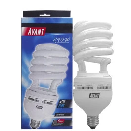 LÂMPADA COMPACTA ESPIRAL 45W 220V 6500K(BRANCO FRIO)E27