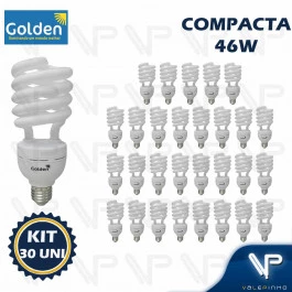 LÂMPADA COMPACTA ESPIRAL 46W 127V 2700K(BRANCO QUENTE)E27 TWISTER KIT30