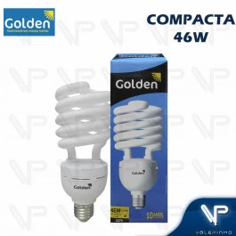 LÂMPADA COMPACTA ESPIRAL 46W 127V 2700K(BRANCO QUENTE)E27 TWISTER