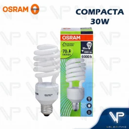 LÂMPADA COMPACTA ESPIRAL HO OSRAM  30W 127V 6500K(BRANCO FRIO)E27 DULUXSTAR TWIST