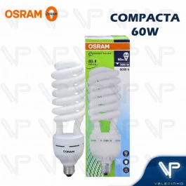 LÂMPADA COMPACTA ESPIRAL HO OSRAM   60W 220V 6500K(BRANCO FRIO)E27 DULUXSTAR TWIST