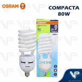 LÂMPADA COMPACTA ESPIRAL HO OSRAM   80W 220V 6500K(BRANCO FRIO)E27 DULUXSTAR TWIST