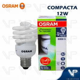 LÂMPADA COMPACTA ESPIRAL MINI OSRAM 12W 220V 4000K(BRANCO NEUTRO)E27 DULUXSTAR TWIST