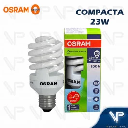 LÂMPADA COMPACTA ESPIRAL MINI OSRAM 23W 220V 6500K(BRANCO FRIO)E27 DULUXSTAR TWIST