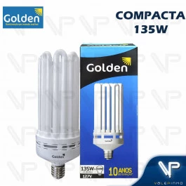 LÂMPADA COMPACTA FLUORESCENTE 8U 135W 127V 6500K(BRANCO FRIO)E40 HIGH LUMEN