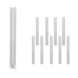 LÂMPADA COMPACTA GE PLL 4PINOS 55W 4000K(BRANCO NEUTRO)2G11 KIT10