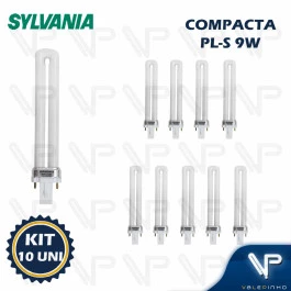 LÂMPADA COMPACTA LYNX S 2PINOS 9W 4000K(BRANCO NEUTRO)G23 KIT10
