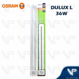 LÂMPADA COMPACTA OSRAM DULUX L 4PINOS 36W 3000K(BRANCO QUENTE)2G11