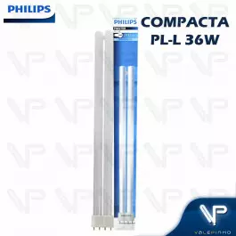 LÂMPADA COMPACTA PHILIPS PLL 4PINOS 36W 4000K(BRANCO NEUTRO)2G11
