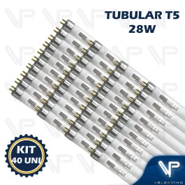 LÂMPADA FLUORESCENTE TUBULAR T5 28W 5000K(BRANCO LUZ DO DIA)G5 KIT40