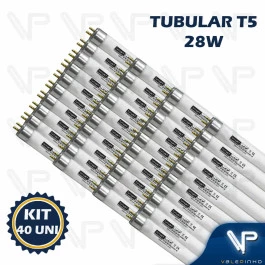 LÂMPADA FLUORESCENTE TUBULAR T5 28W 6500K(BRANCO FRIO)G5 KIT40