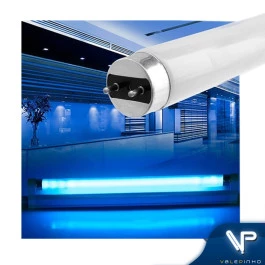 LÂMPADA LED MATA-MOSCA TUBULAR 45CM T8 15W LUZ NEGRA G13