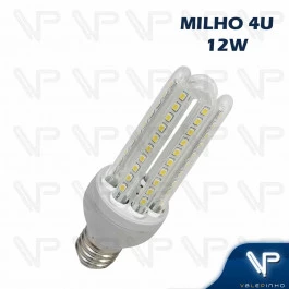 LÂMPADA LED 3U MILHO 12W 3000K (BRANCO QUENTE) E27 BIVOLT 